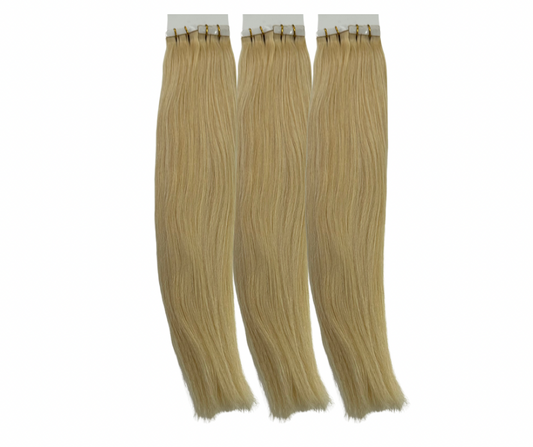 Straight Blonde Tape-In Extensions #613